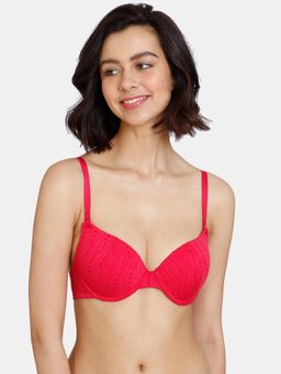 Zivame - Kokum Sherbet Push-up Wired Medium Coverage Bra - Love Potion Pink