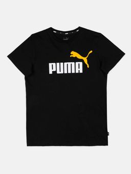 Puma - Ess 2 Col Logo Boys Black T-Shirts