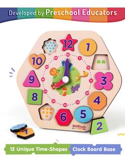Intelliskills - Tick-Tock Shape O' Clock - Multicolor