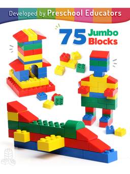 Intelliskills - Premium 75 Jumbo Building Blocks Construction Set