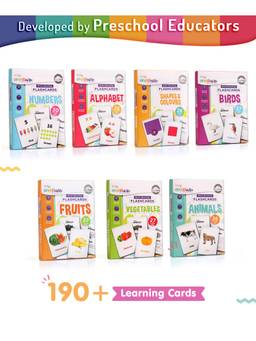 Intelliskills - Firstcry Premium 7-In-1 Brain Boosting 190 Flash Card (Pack Of 7)