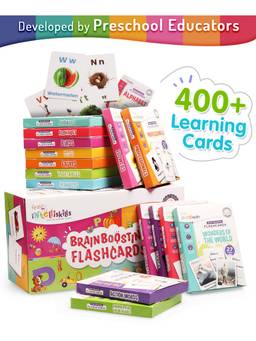 Intelliskills - Firstcry Premium 15-In-1 Brain Boosting Flash Card (Pack Of 15)