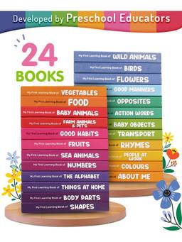 Intelliskills - My First Learning Library Books (Pack Of 24)