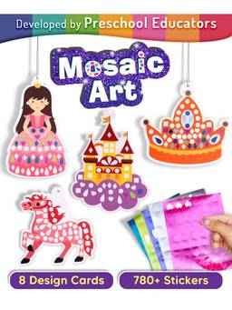 Intelliskills - Shimmer & Shine Princess Mirror Mosaic Art & Craft Kit
