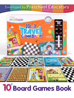 Intelliskills - 10-In-1 Travel Game Board Book