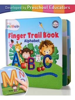 Intelliskills - Pave-A-Way Finger Trail - Alphabet Abcd Tracing Activity Book
