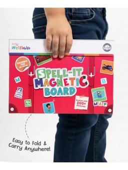 Intelliskills - Spell-It Foldable Magnetic Board For Kids