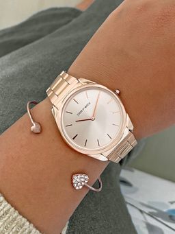 Joker and Witch - Joker & Witch Glazed Rose Gold Watch Bracelet Stack (L)