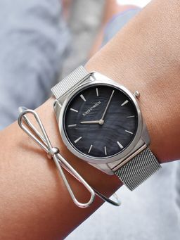 Joker and Witch - Joker & Witch Chestnut Silver Watch Bracelet Stack (L)