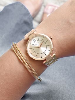 Joker and Witch - Joker & Witch Fazed Rose Gold Watch Bracelet Stack (L)