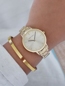 Joker and Witch - Joker & Witch Isabelle Gold Watch Bracelet Stack (L)