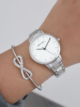 Joker and Witch - Joker & Witch June Silver Watch Bracelet Stack (L)