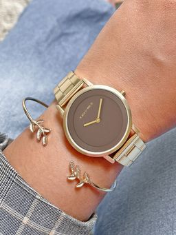 Joker and Witch - Joker & Witch Tris Gold Watch Bracelet Stack (L)