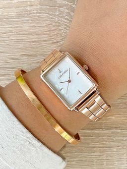 Joker and Witch - Joker & Witch Georgina Rose Gold Watch Bracelet Stack (L)