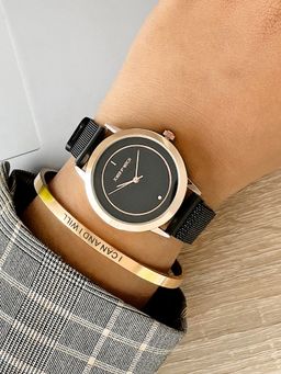 Joker and Witch - Joker & Witch Stella Black Watch Bracelet Stack (L)