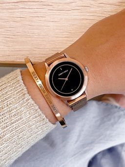 Joker and Witch - Joker & Witch Rosie Rose Gold Watch Bracelet Stack (L)