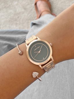 Joker and Witch - Joker & Witch Shooting Star Rose Gold Watch Bracelet Stack (L)