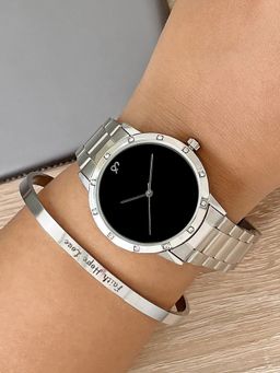 Joker and Witch - Joker & Witch Wanderlust Silver Watch Bracelet Stack (L)