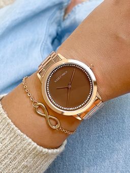 Joker and Witch - Joker & Witch Odalie Rhinestone Watch Bracelet Stack (L)