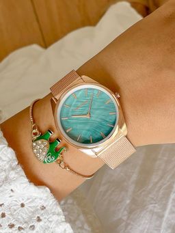 Joker and Witch - Joker & Witch Eudora Rose Gold Watch Bracelet Stack (L)