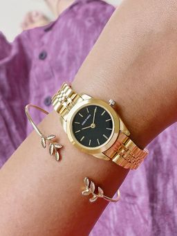 Joker and Witch - Joker & Witch Serafina Gold Watch Bracelet Stack (L)