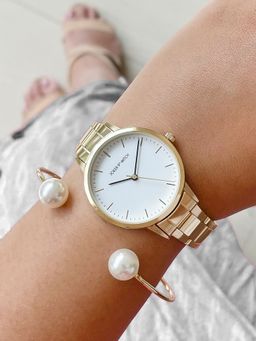 Joker and Witch - Joker & Witch Annika Gold Watch Bracelet Stack (L)