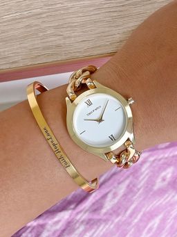 Joker and Witch - Joker & Witch Xylie Gold Watch Bracelet Stack (L)