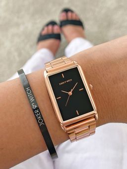 Joker and Witch - Joker & Witch Aretha Rose Gold Watch Bracelet Stack (L)
