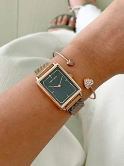 Joker and Witch - Joker & Witch Carment Rose Gold Watch Bracelet Stack (L)