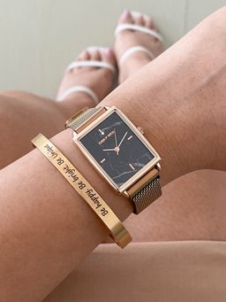 Joker and Witch - Joker & Witch Margo Rose Gold Watch Bracelet Stack (L)