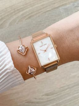 Joker and Witch - Joker & Witch Donite Rose Gold Watch Bracelet Stack (L)