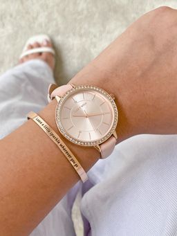 Joker and Witch - Joker & Witch Amitola Pink Watch Bracelet Stack (L)