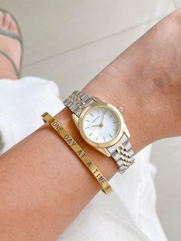 Joker and Witch - Joker & Witch Leanna Dualtone Watch Bracelet Stack (L)