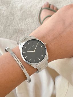 Joker and Witch - Joker & Witch Henrietta Silver Watch Bracelet Stack (L)