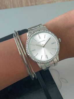 Joker and Witch - Joker & Witch Keshia Silver Watch Bracelet Stack (L)