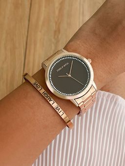 Joker and Witch - Joker & Witch Garcelle Rose Gold Watch Bracelet Stack (L)