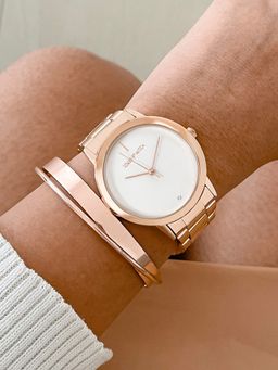 Joker and Witch - Joker & Witch Love Rosie Rose Gold Watch Bracelet Stack (L)