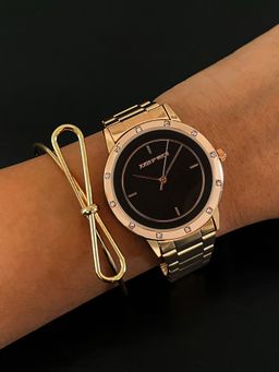 Joker and Witch - Joker & Witch Carerra Rose Gold Watch Bracelet Stack (L)