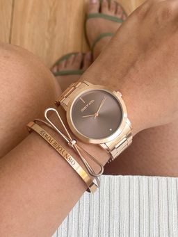 Joker and Witch - Joker & Witch Lumina Rose Gold Watch Bracelet Stack Set of 3 (L)