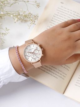 Joker and Witch - Joker & Witch Karlie Rose Gold Watch Bracelet Set (L)