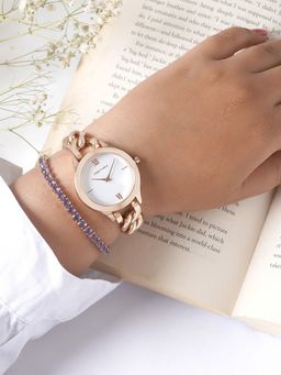 Joker and Witch - Joker & Witch Klara Rose Gold Watch Bracelet Stack (L)