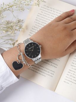 Joker and Witch - Joker & Witch Natalia Silver Watch Bracelet Stack (L)