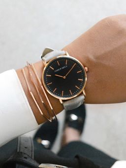 Joker and Witch - Joker & Witch Grey Is The New Black Bracelet Stack Watch Set (L)