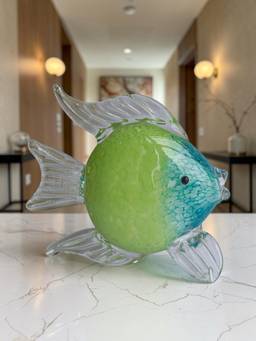 Sun Mun Decors - Premium Green Glass Fish