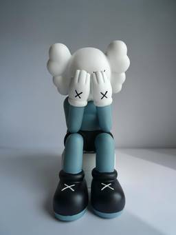 Sun Mun Decors - KAWS-Inspired Companion Figure, Passing Through Face Cover
