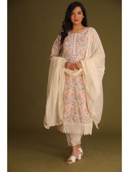 Zari Jaipur - Embroidery Kurta (Set of 3)