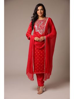 Zari Jaipur - Embroidery Kurta (Set of 3)