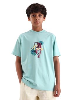 RARE ONES - Graphic Print Regular Blue T-Shirt