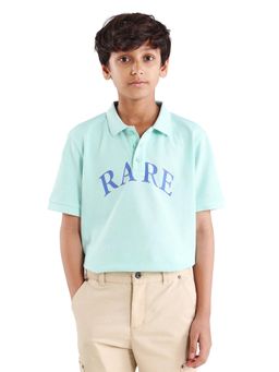 RARE ONES - Regular Sea Green Polo T-Shirt
