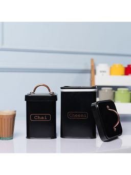 Voncasa - Chai Jar(1 Liter) And Chini Jar(1.9 Liters) (Set of 2)